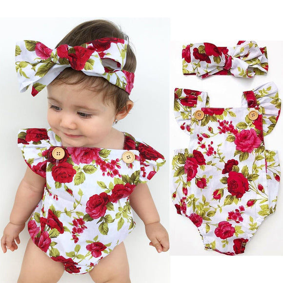 Baby Girl Floral Outfit
